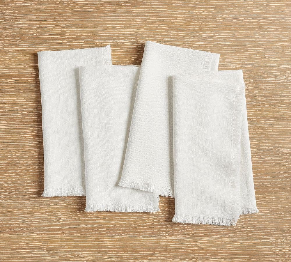 Set de 4 servilletas de lino